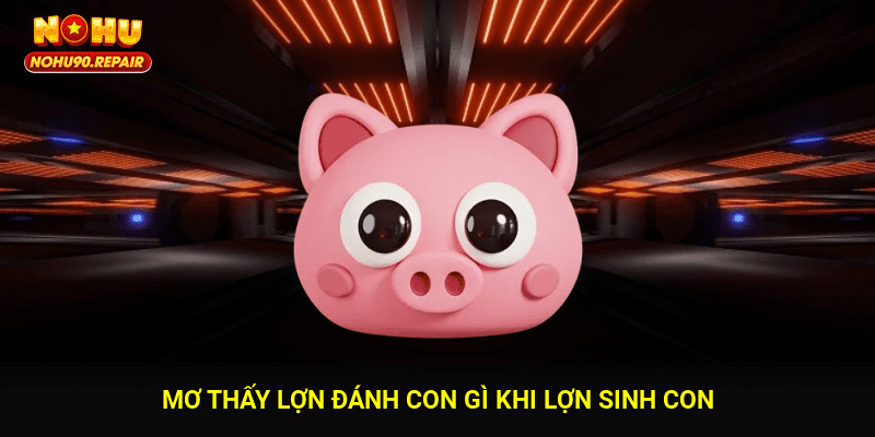 Mơ thấy lợn đánh con gì khi lợn sinh con